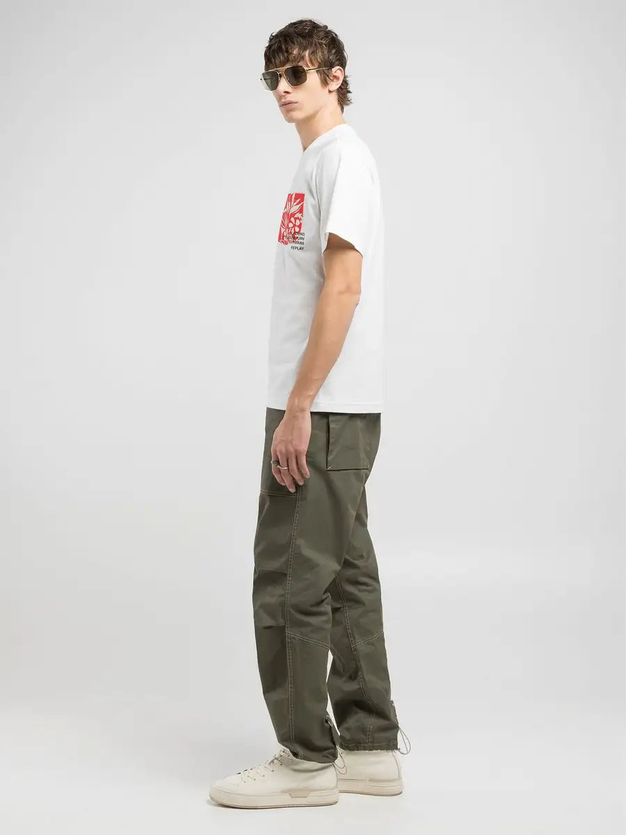 T shirt con taschino stampato REPLAY 2660