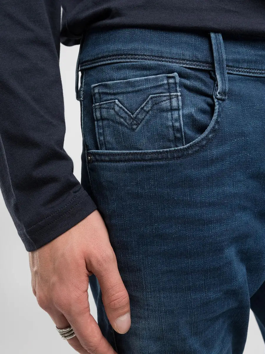 Jeans slim fit ambass Dark Blue REPLAY 661E05
