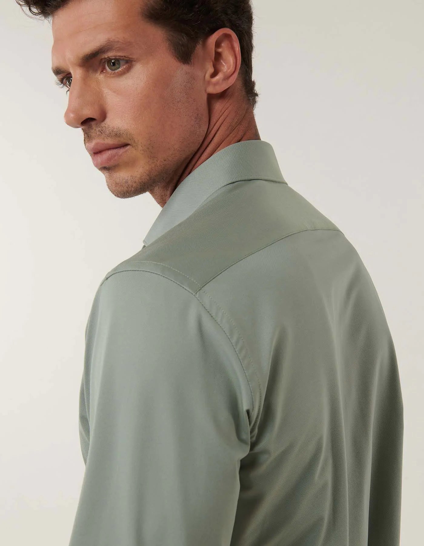 Camicia verde Active XACUS 11460