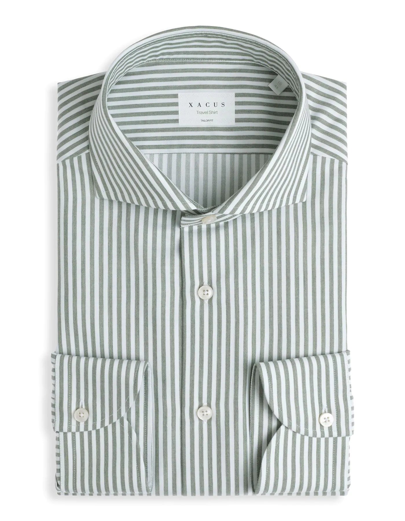 Camicia in twill rigata XACUS 91810