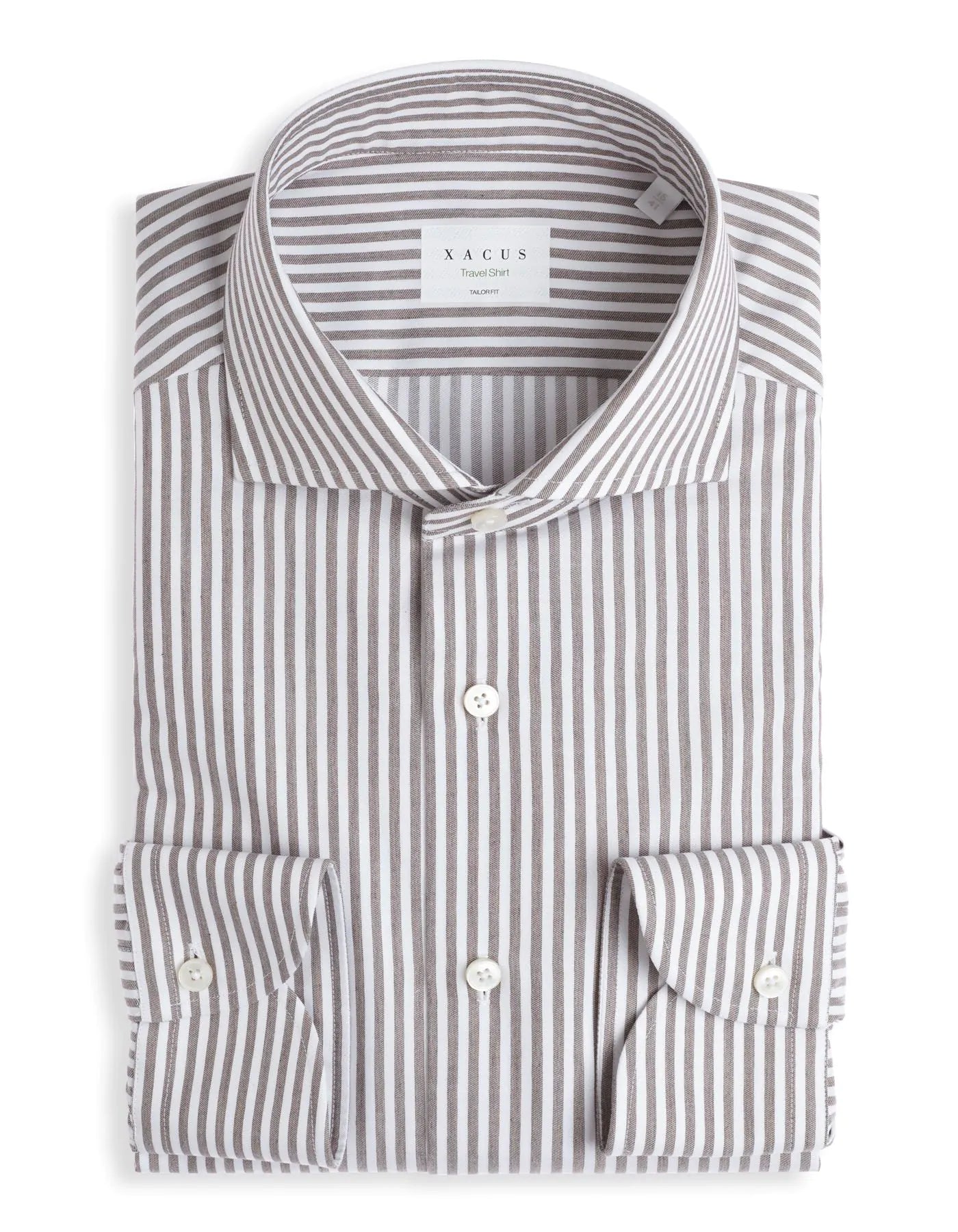 Camicia in twill rigata XACUS 91810