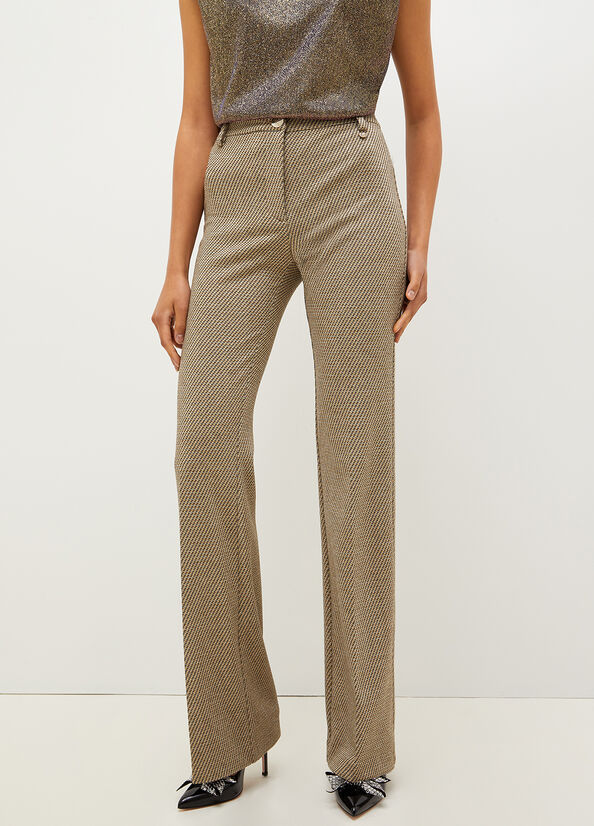 Pantaloni jacquard LIU JO CF2271