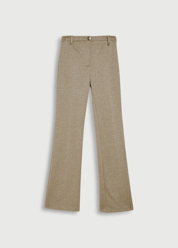 Pantaloni jacquard LIU JO CF2271