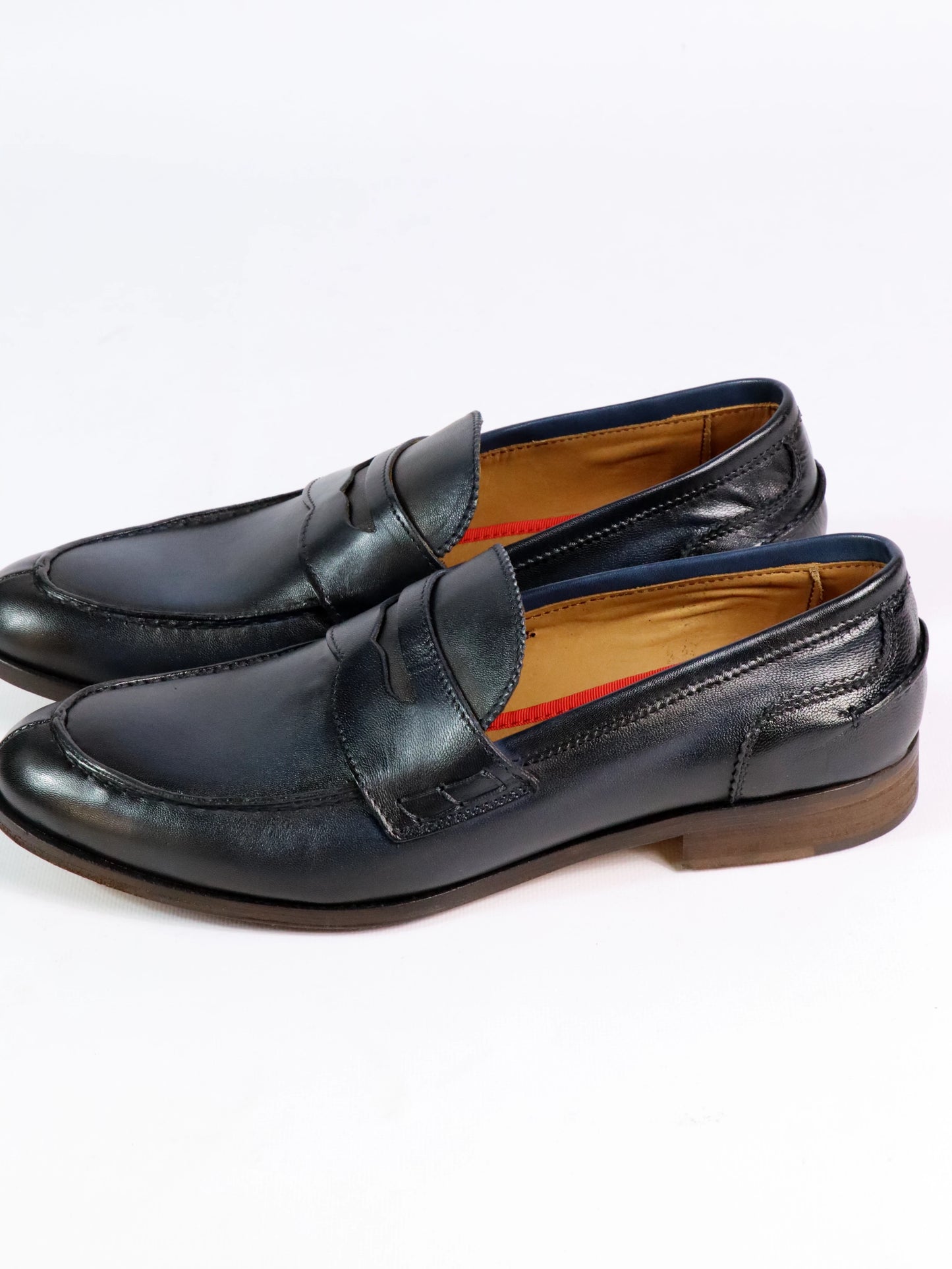 Mocassino blu MONTANARI 1074