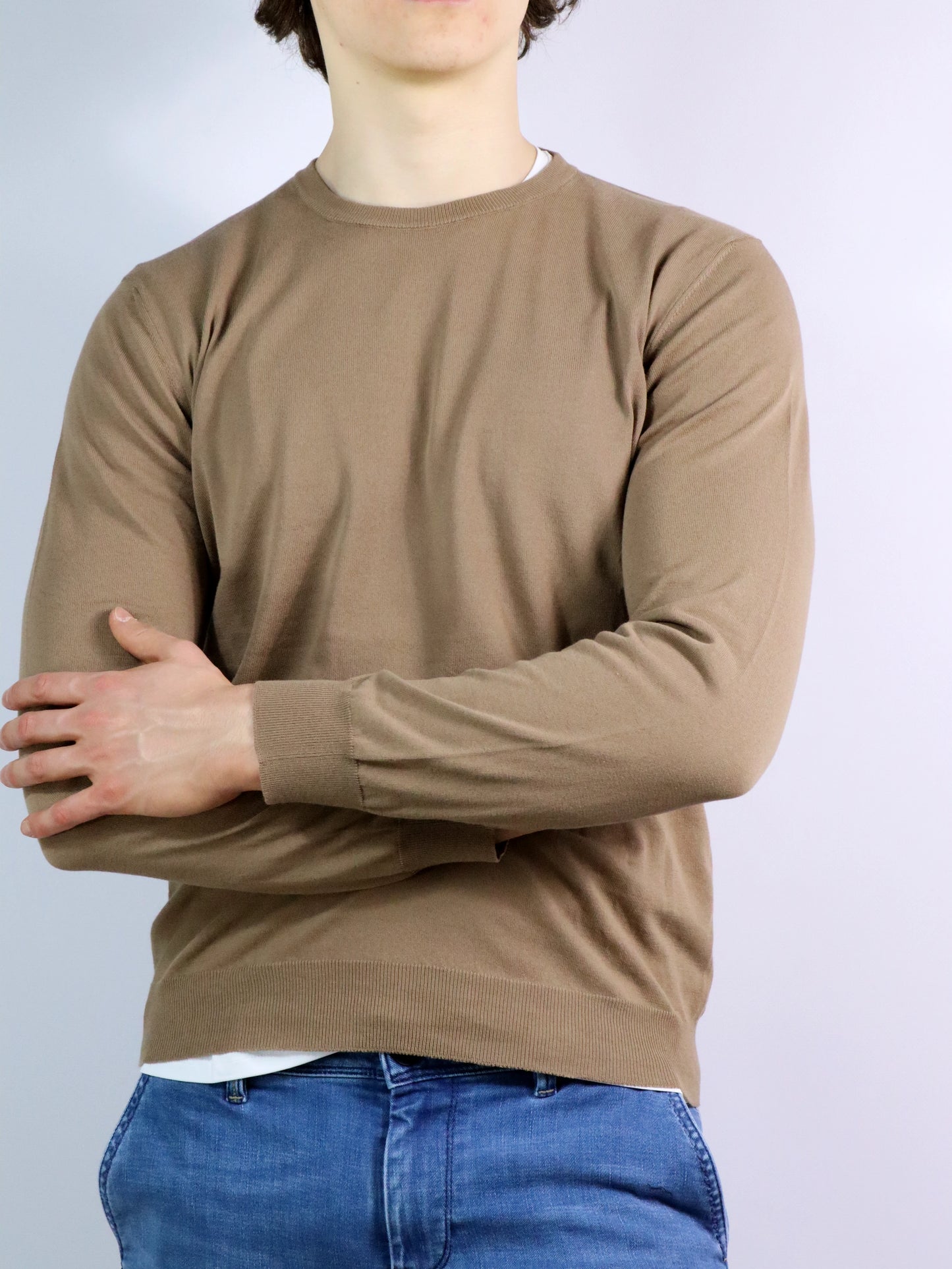 Maglia girocollo in cotone KANGRA 60341