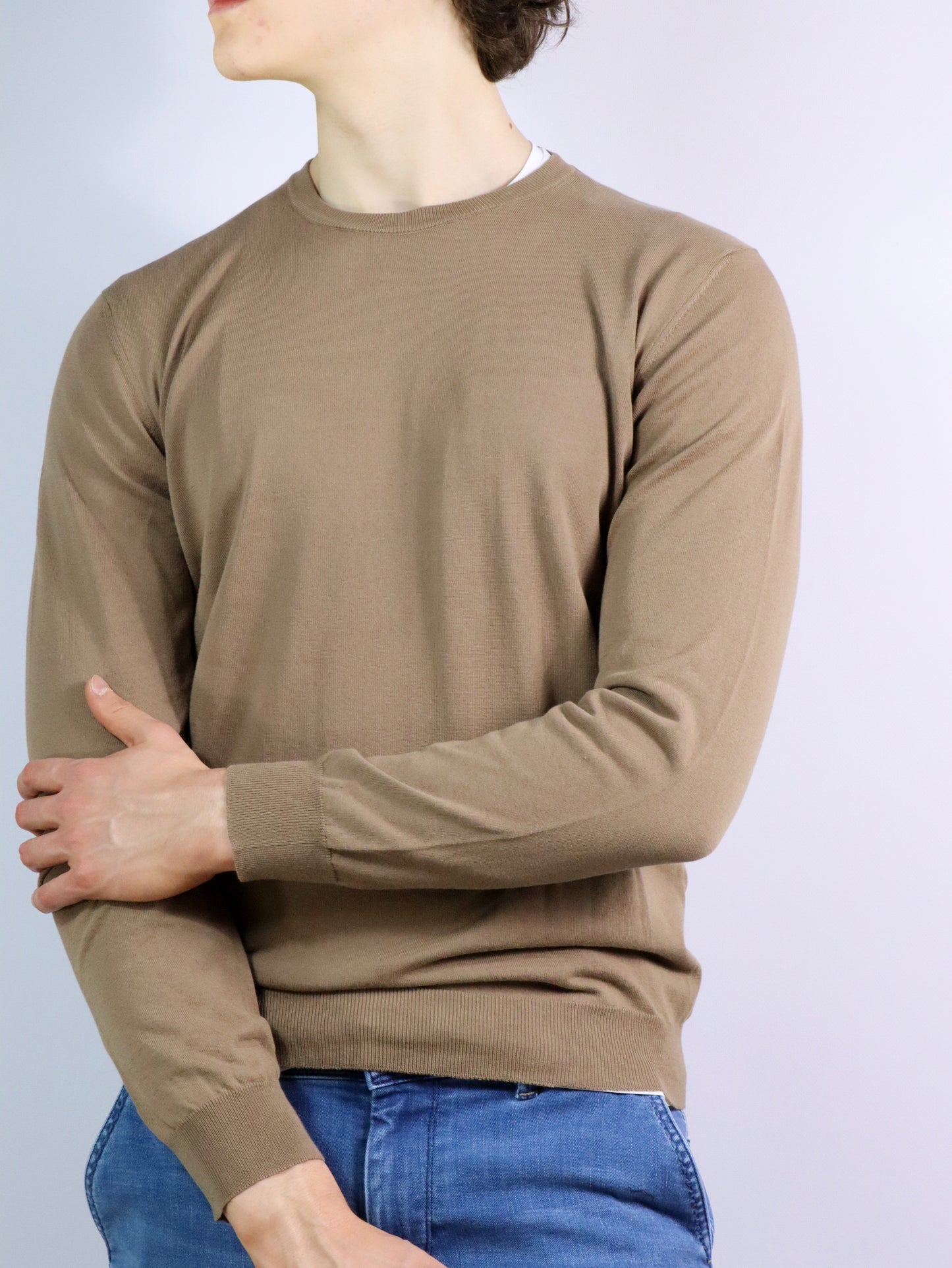 Maglia girocollo in cotone KANGRA 60341