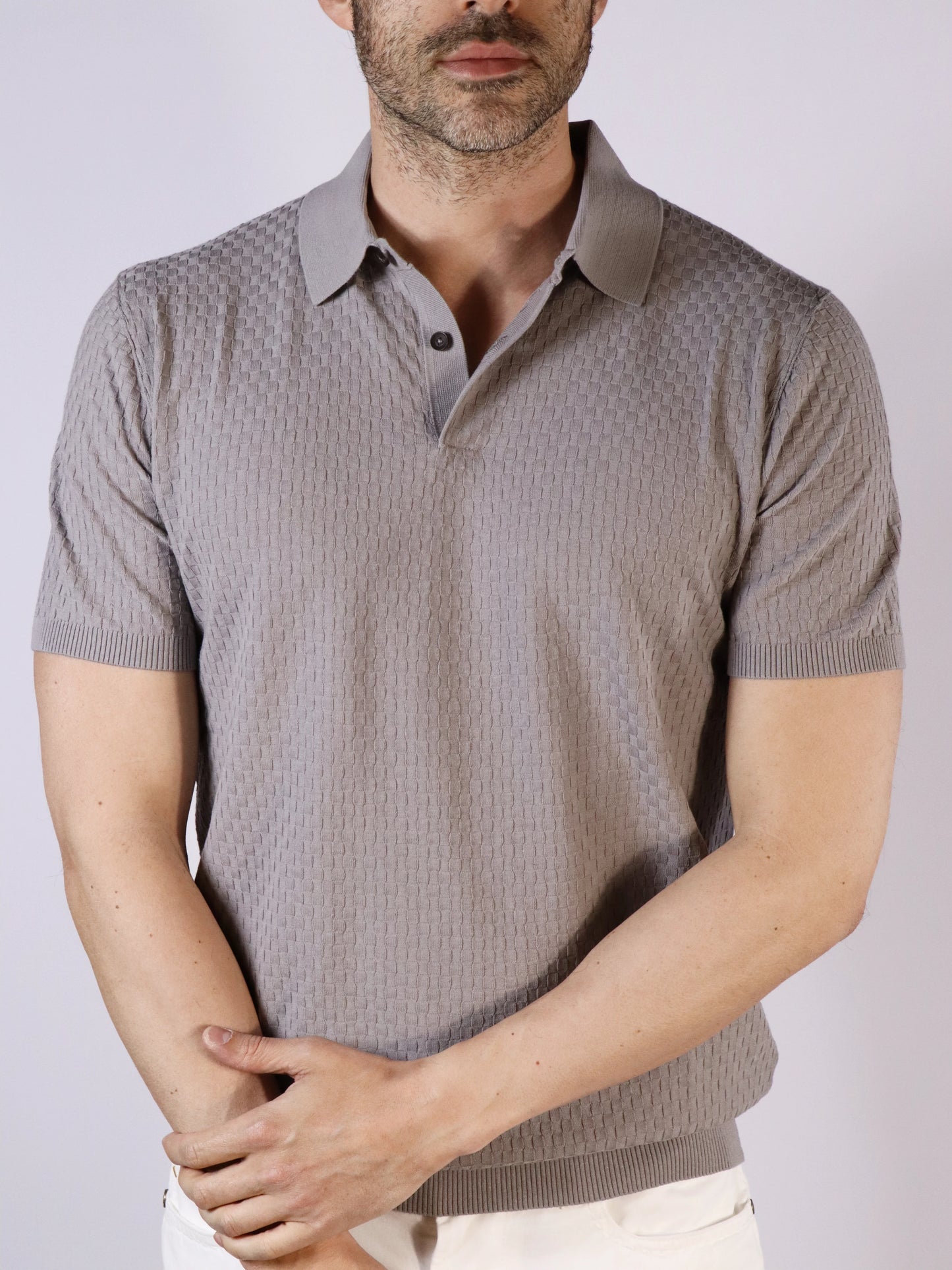 Polo in cotone e lino KANGRA 601526