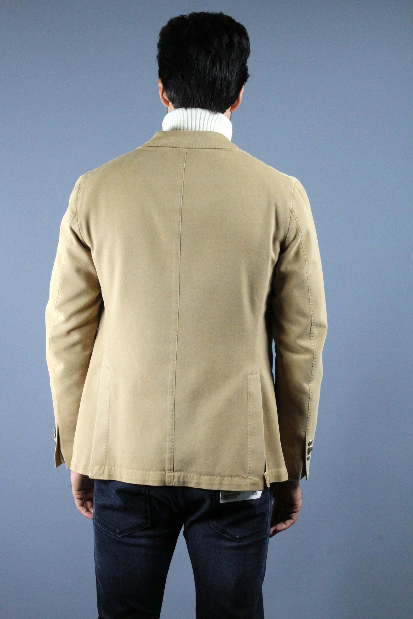 Giacca cammello in cotone e cashmere LBM1911 25518