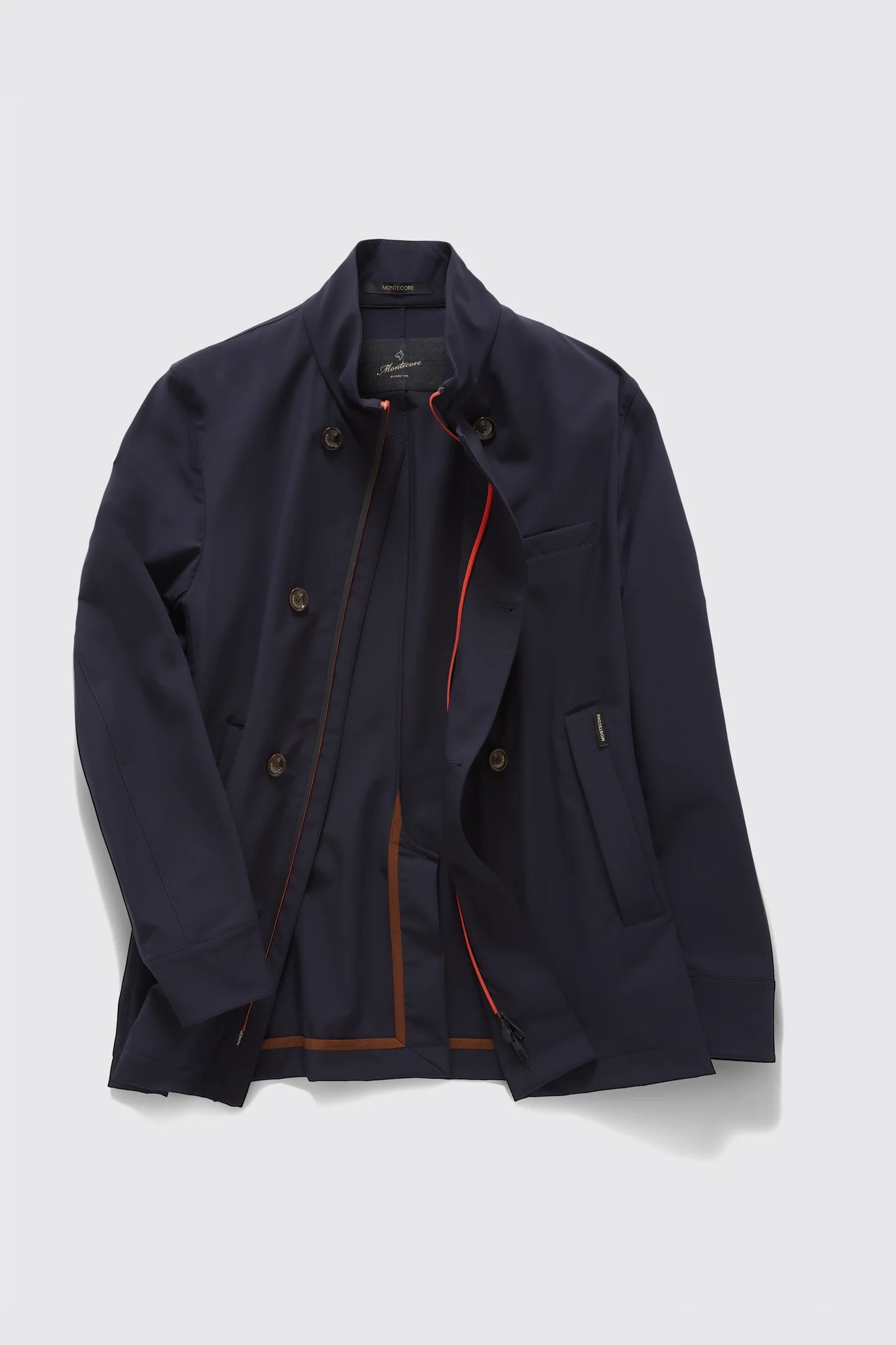 Peacoat in nylon bistretch MONTECORE 602