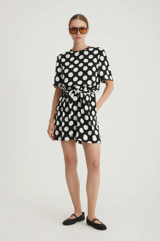 Blusa maniche corte pois CARACTERE 2510