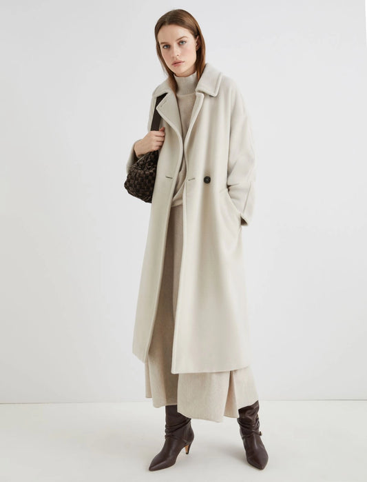 Cappotto doppiopetto in beaver MARELLA ENGLISH