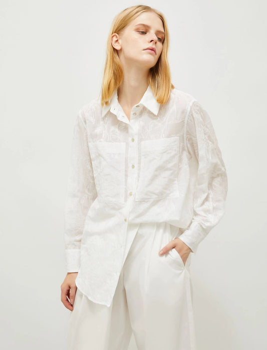 Camicia ricamata bianca MARELLA RICOLA