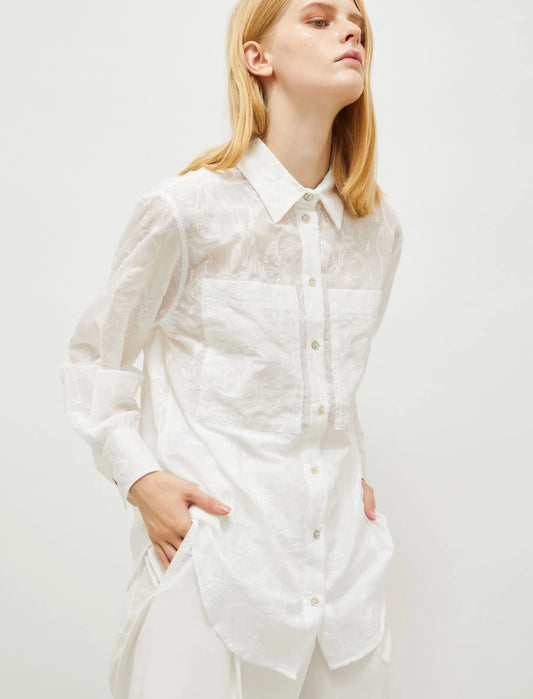 Camicia ricamata bianca MARELLA RICOLA