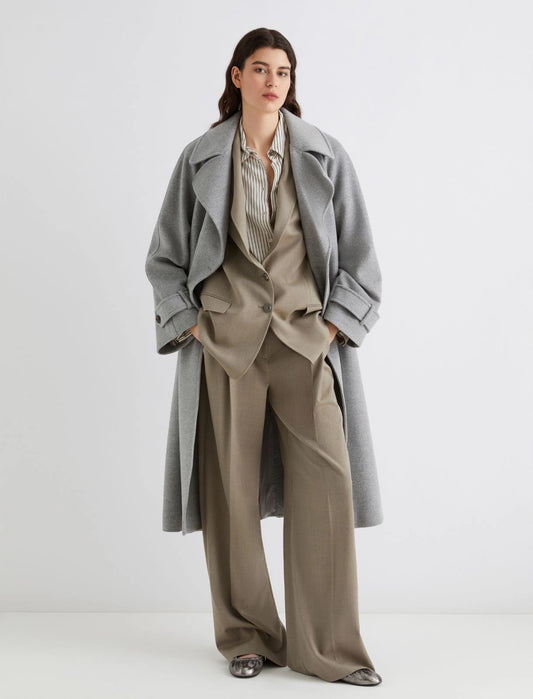 Camicia in twill lavato salvia MARELLA REPERTO
