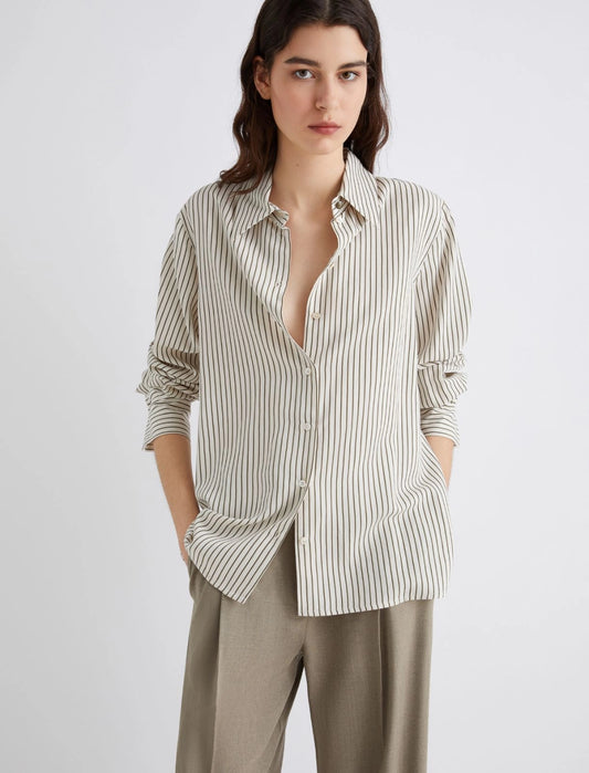 Camicia in twill lavato salvia MARELLA REPERTO
