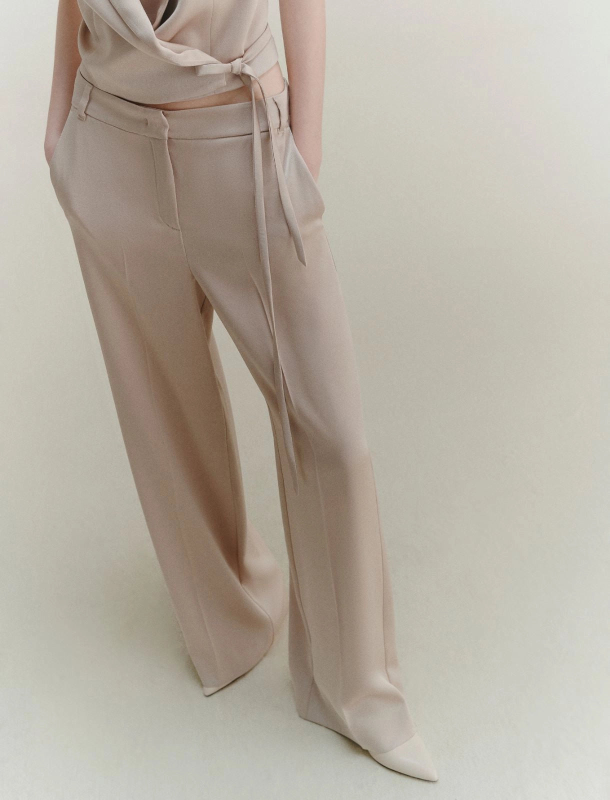 Pantalone in satin MARELLA WOLF