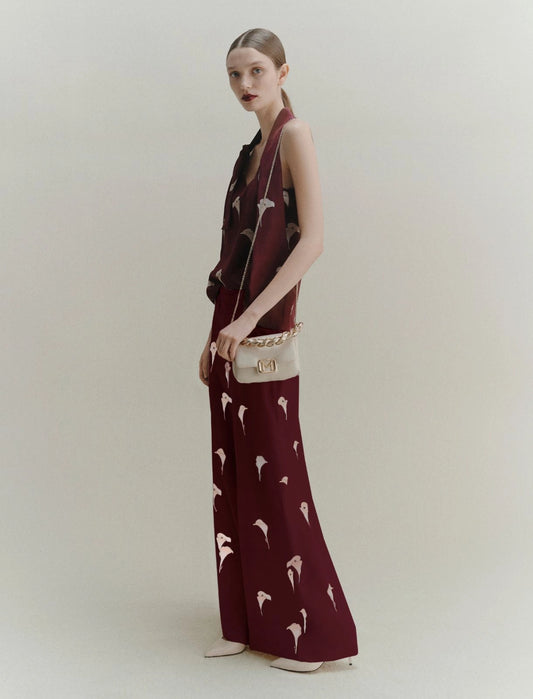 Pantalone wide leg in voile MARELLA IVA