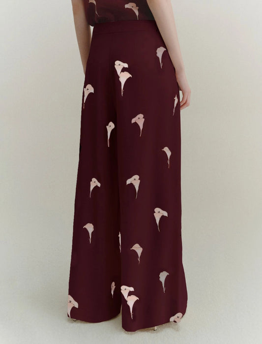 Pantalone wide leg in voile MARELLA IVA