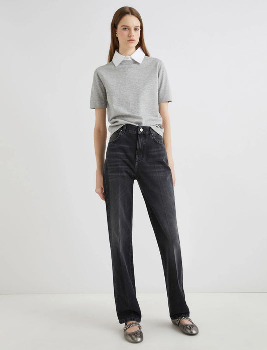 Jeans wide leg grigio MARELLA WLEG1