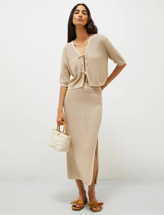 Cardigan crop in misto lino MARELLA CIACK