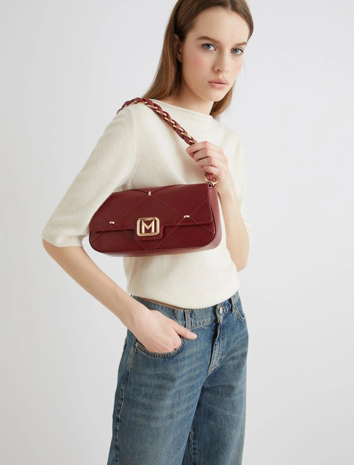 Borsa imbottita con trapunta MARELLA EMILY2
