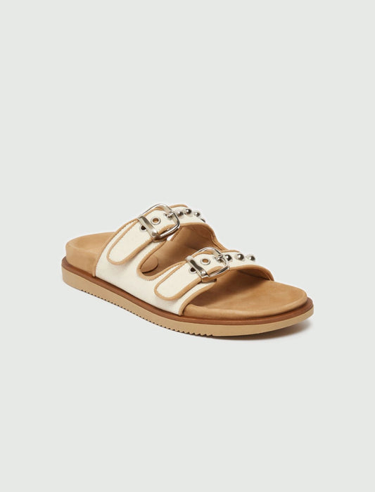 Sandalo a doppia fascia beige MARELLA GIRALDA
