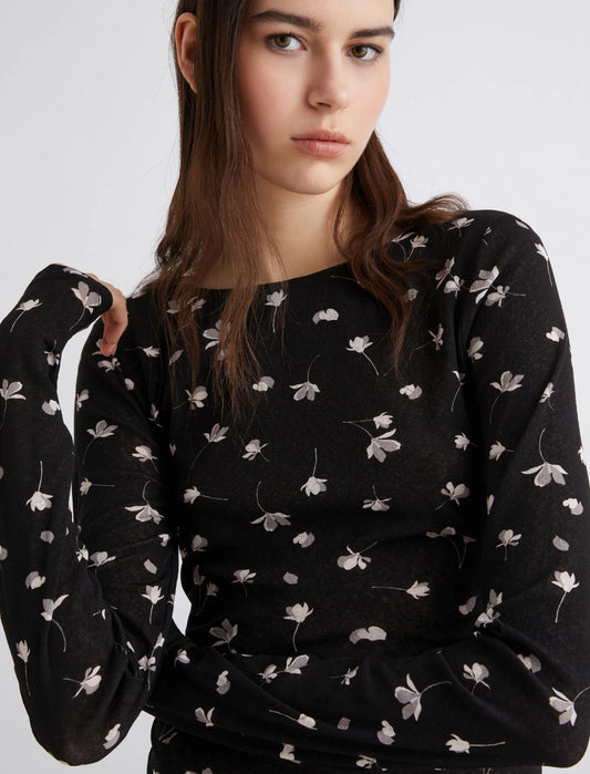 T shirt in tulle stampato MARELLA SIGMA