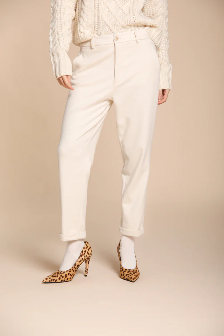 Pantalone COZY chino carrot fit jersey MASON'S JERT217