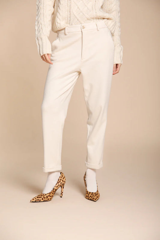 Pantalone COZY chino carrot fit jersey MASON'S JERT217