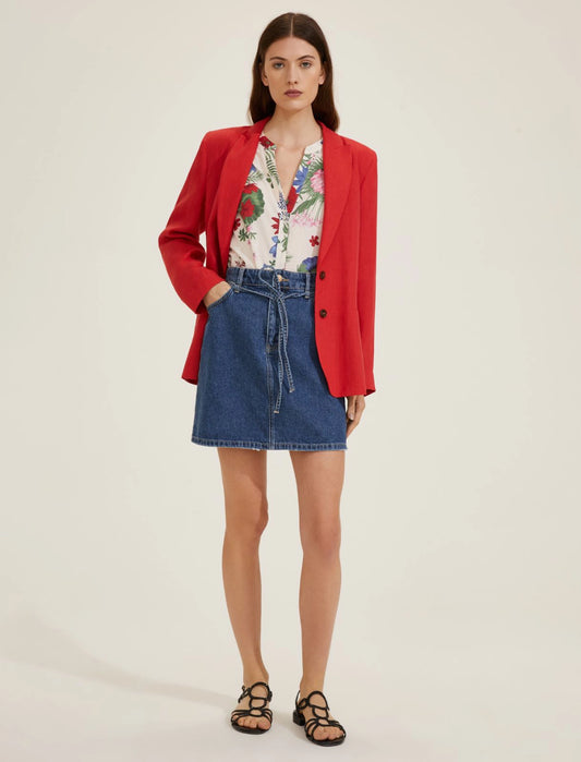 Blusa in mussola stampata  EMME IOLANDA