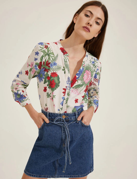 Blusa in mussola stampata  EMME IOLANDA