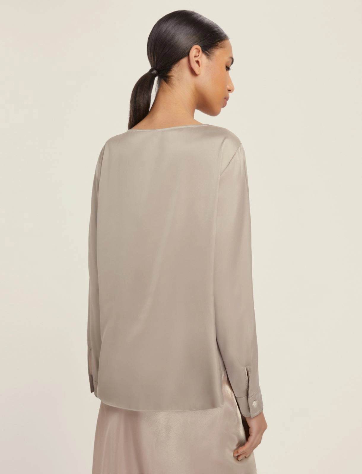 Blusa in raso strecht EMME MADERA