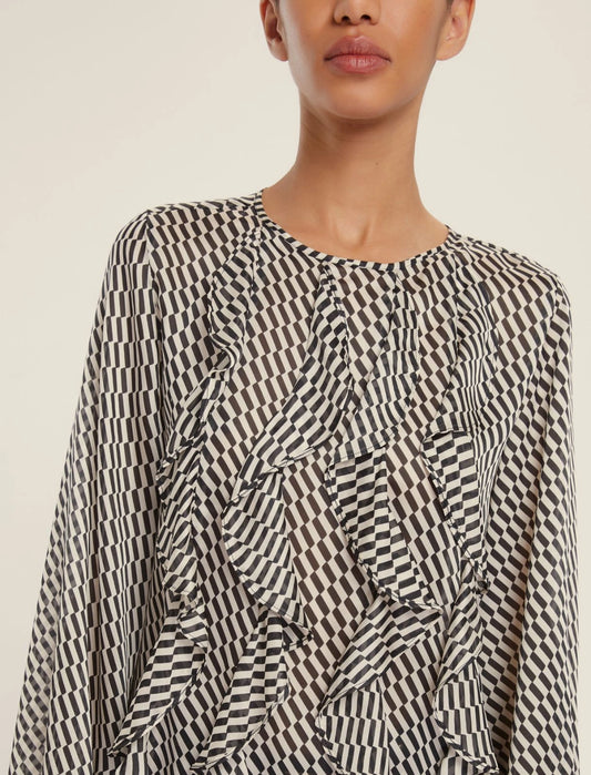 Camicia con rouge nero EMME SALUTE