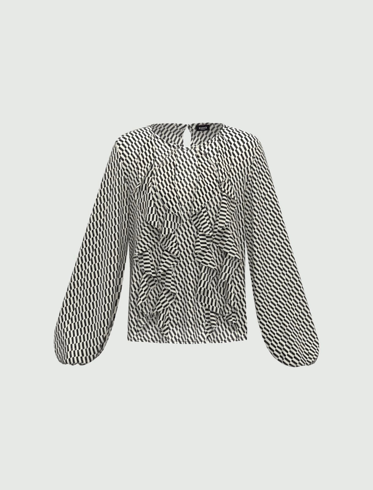 Camicia con rouge nero EMME SALUTE