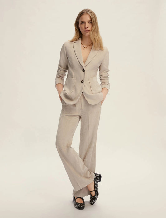 Pantalone dritto in velluto EMME DESTINO