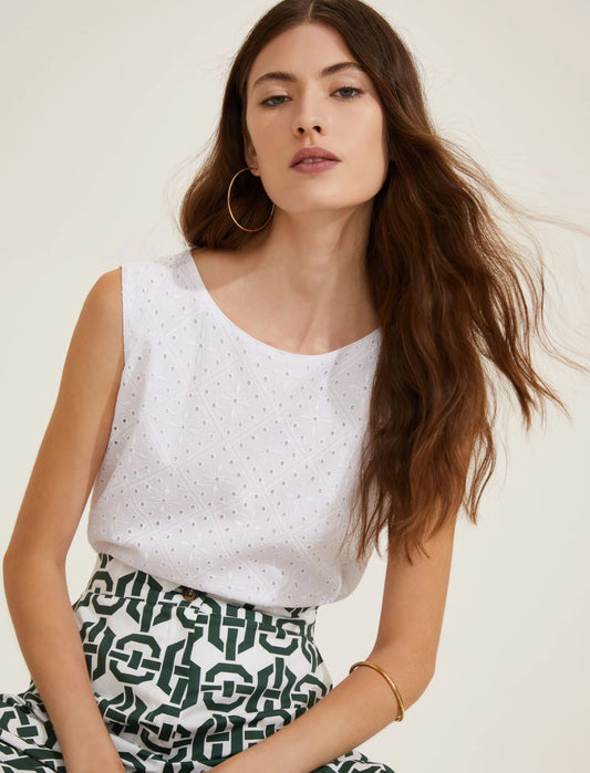 Top in sangallo bianco EMME ADDOBBO
