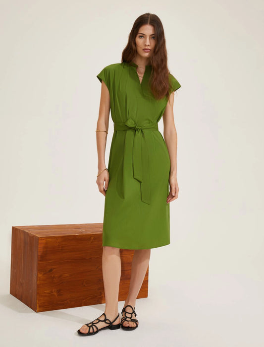 Abito con cintura verde EMME SOVRANA