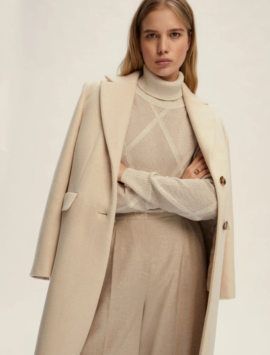Maglia oversize collo alto EMME DORATO