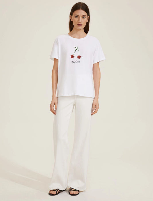 T shirt in cotone con shopper EMME CAPPERO