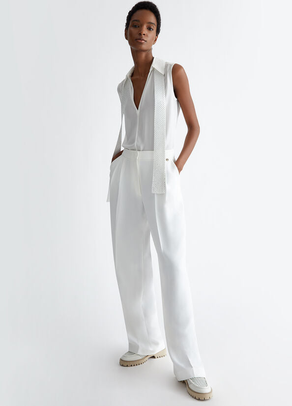 Top bianco elegante LIU JO CA4157