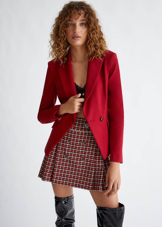 Blazer rosso doppio petto LIU JO CF3060