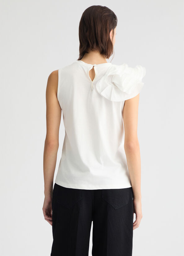 T shirt con volant LIUJO CA5005