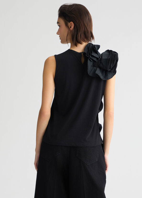 Tshirt con volant LIUJO CA5005