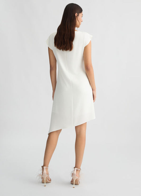 Abito corto con drappeggio LIUJO CA5321