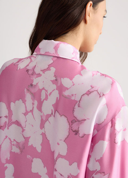 Camicia in raso rosa LIU JO CA5411