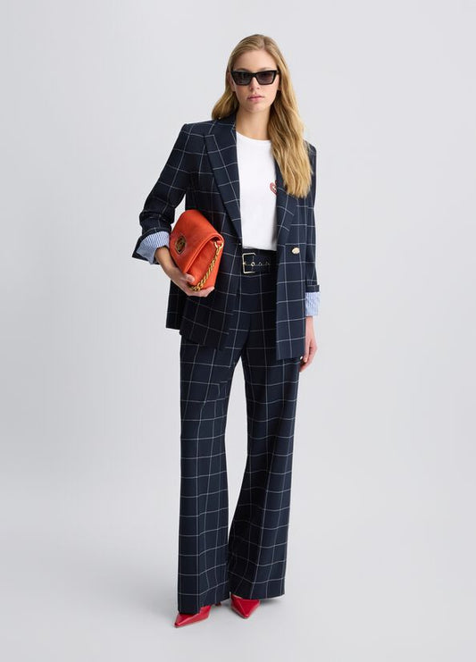 Blazer in check doppiopetto LIUJO CA5235