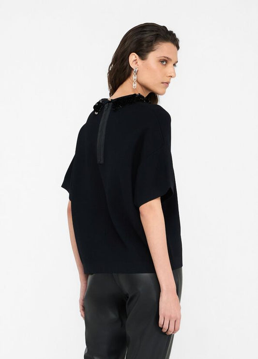 Maglia con paillettes LIU JO CF5038
