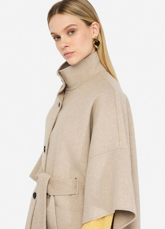 Cappotto in lana con cintura LIU JO CF5293