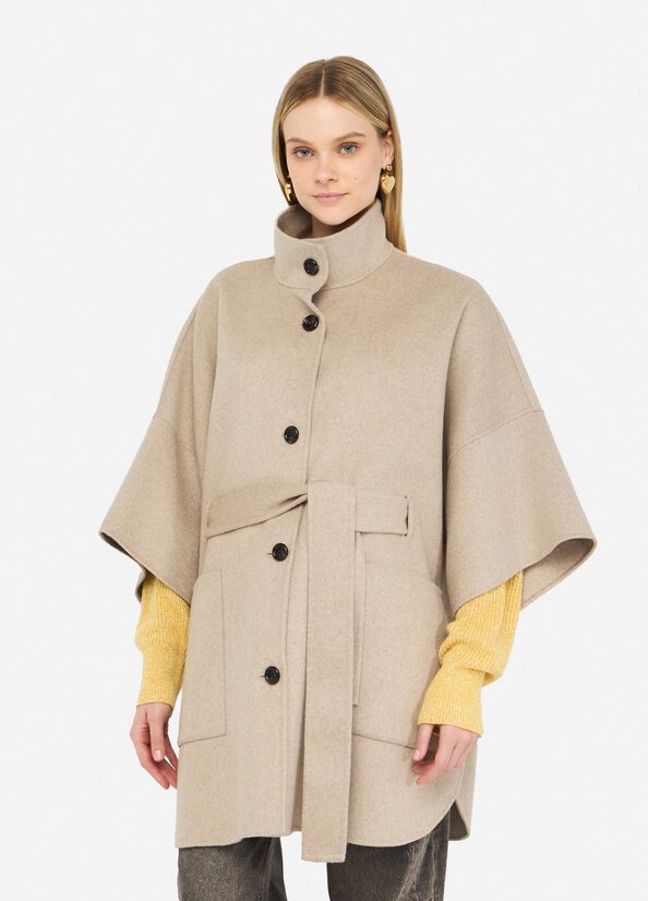 Cappotto in lana con cintura LIU JO CF5293