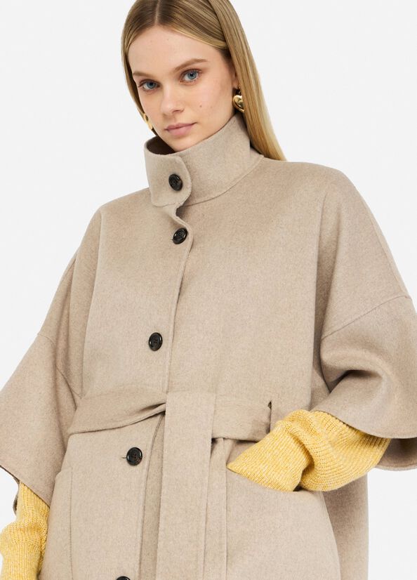 Cappotto in lana con cintura LIU JO CF5293